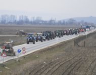 Celoslovenský protest farmárov a gazdov na ceste z Hanisky do Košíc