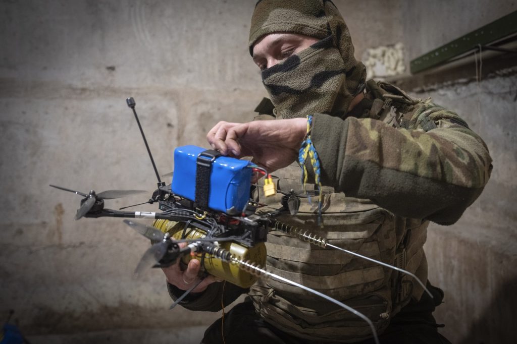 Vojna na Ukrajine FPV dron