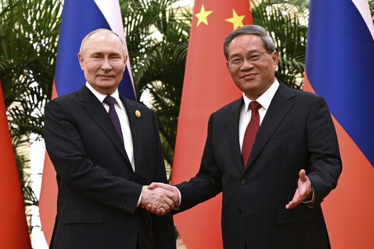 China Russia Putin Li Čiang