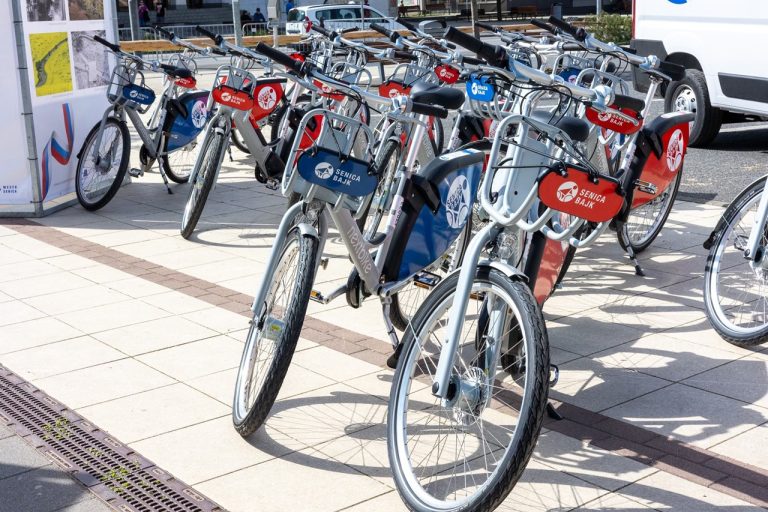 bikesharing Senica zdieľané bicykle