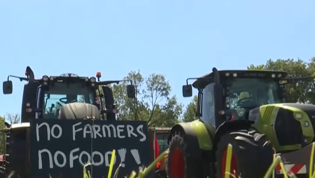 farmári Holandsko protest