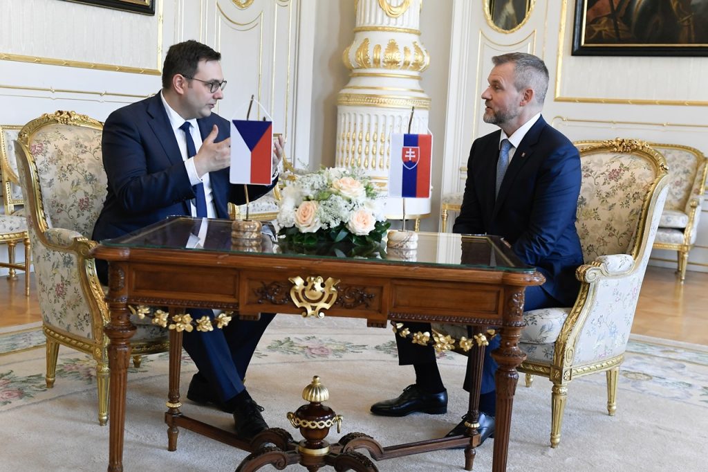 Prezident SR Peter Pellegrini prijal ministra zahraničných vecí Českej republiky Jana Lipavského