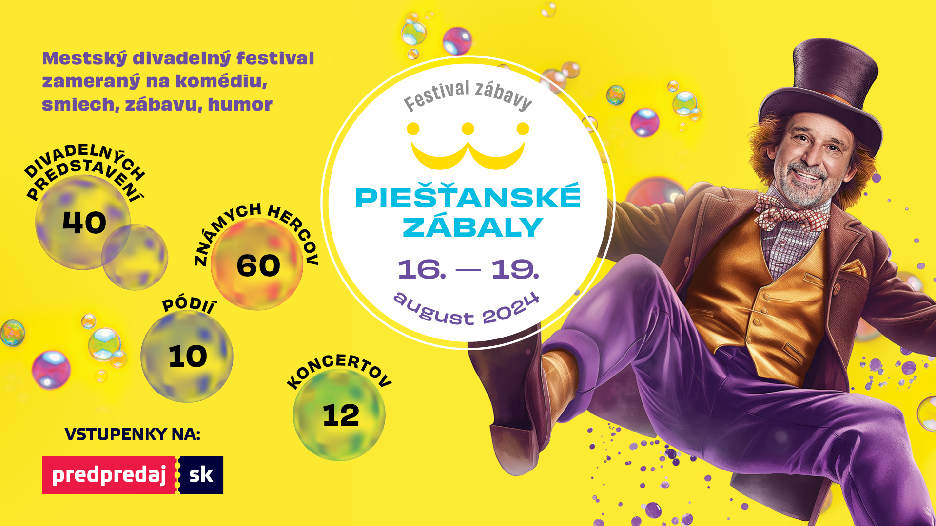 Festival zábavy – Piešťanské zábaly. Najkrajší je detský smiech