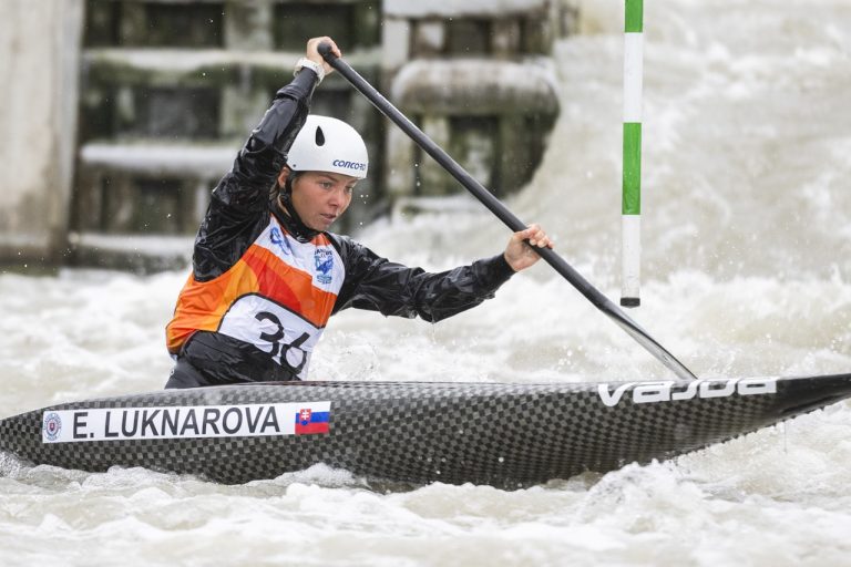 vodná slalomárka Emanuela Luknárová finálová jazda