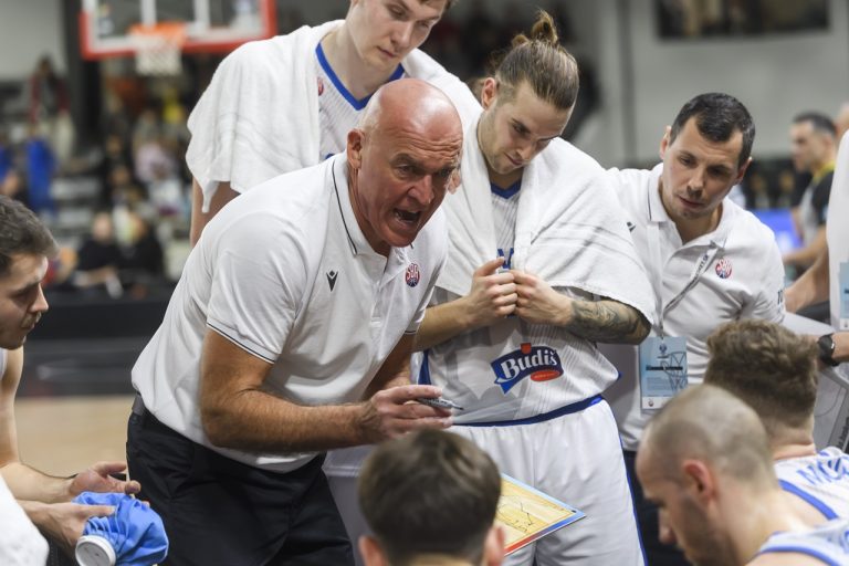 Slovensko - Belgicko basketbal tréner Aramis Naglič