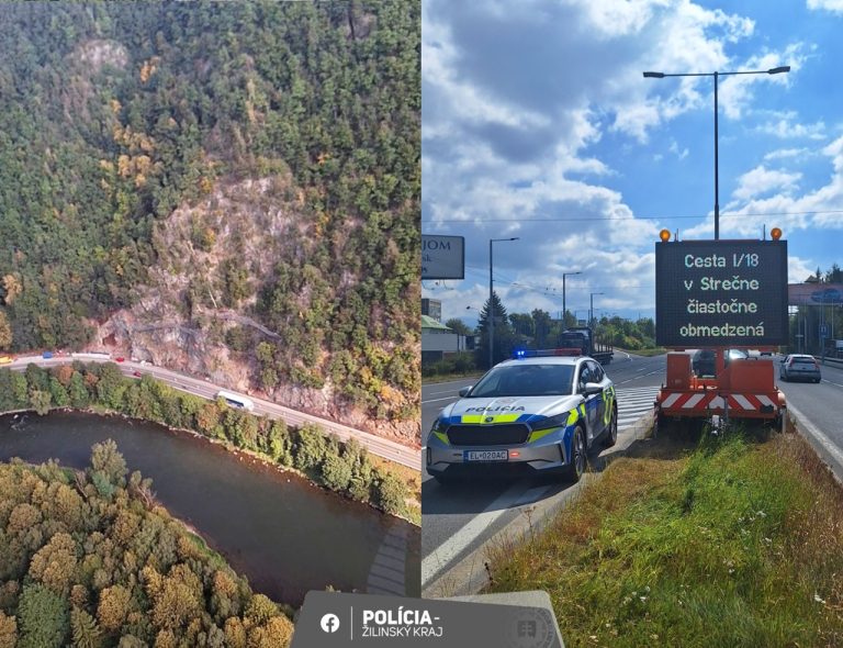 Dopravné obmedzenia na ceste I/18 pri Strečne sa dočasne zmiernia