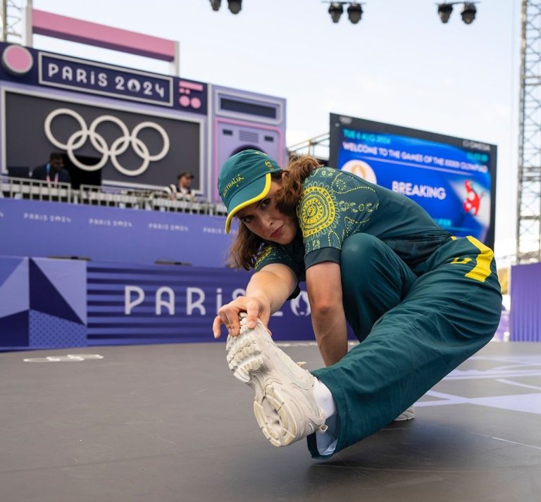 Austrálska breakdancerka Rachael Gunnová alias Raygun