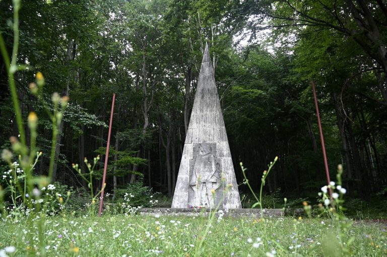 Pamätník pod Pirnagovým vrchom nad obcou Vinné v okrese Michalovce