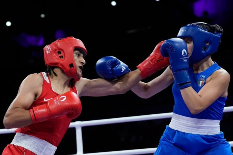 Alžírska boxerka Imane Khelifová