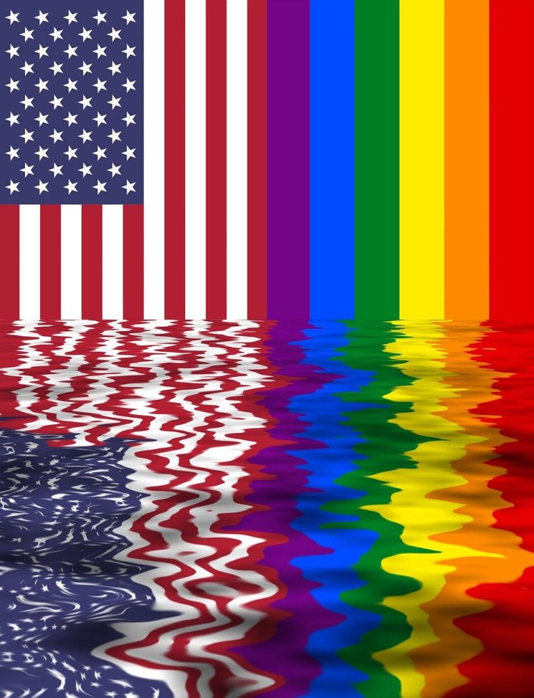 vlajka USA LGBT