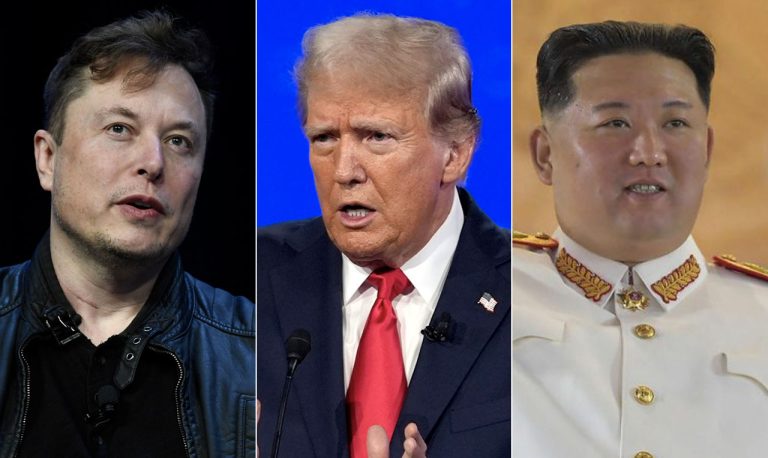 Elon Musk Donald Trump Kim Čong-un