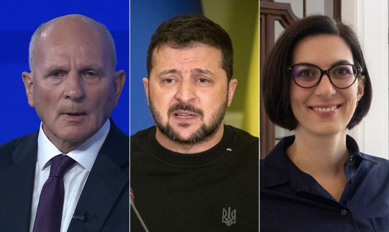 František Mikloško Volodymyr Zelenskyj Markéta Pekarová Adamová