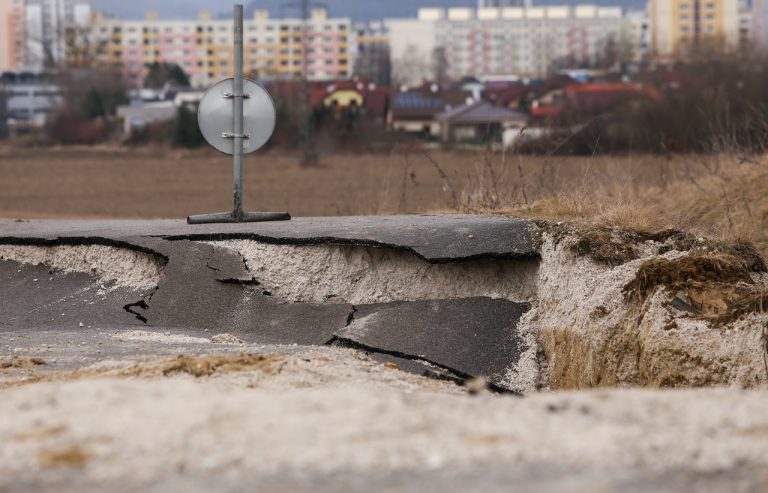 Zosuv pôdy v mestskej časti Žilina - Bytčica