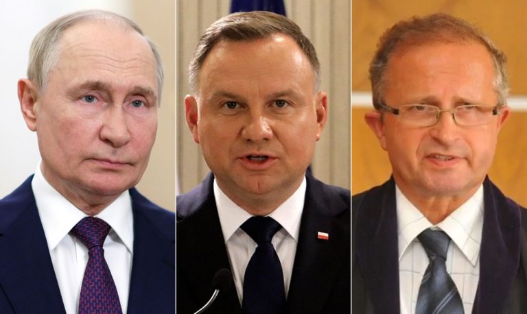 Vladimir Putin Andrzej Duda Miroslav Novák