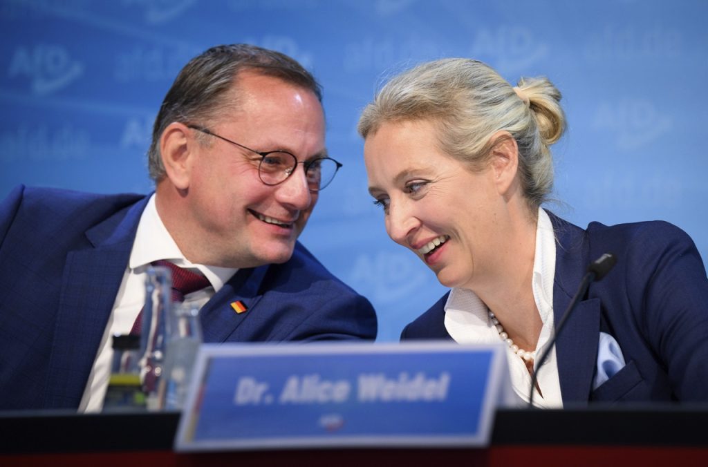 Germany Election AfD Alice Weidelová Tino Chrupalla 