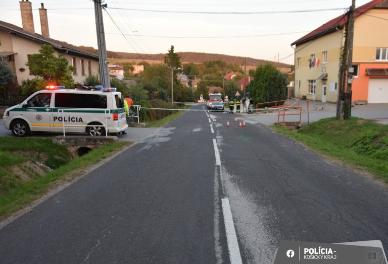 tragédia KE polícia Nováčany tragická zrážka