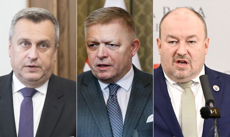 Andrej Danko Robert Fico Rudolf Huliak