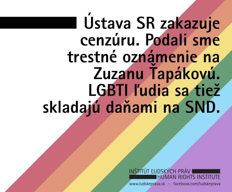 Riaditeľka SND Zuzana Ťapáková čelí kvôli zrušenému LGBT predstaveniu žalobe