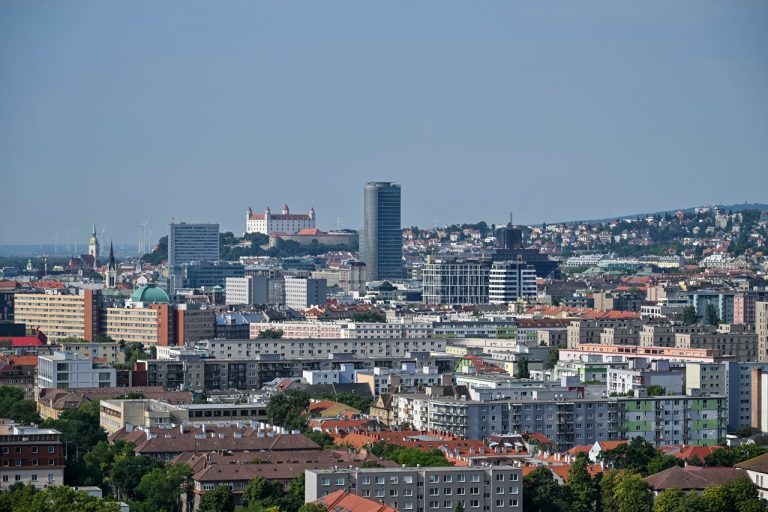 Bratislava Budovy Mesto Pohľad