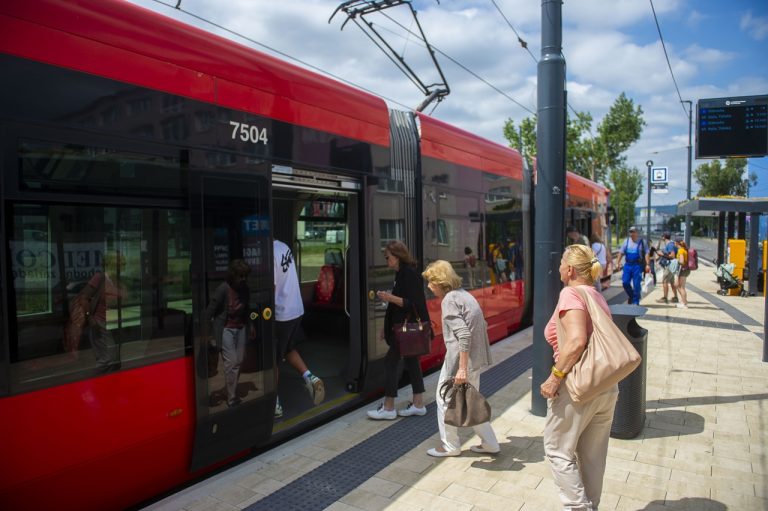 Radiála Vajnorská električka Bratislava