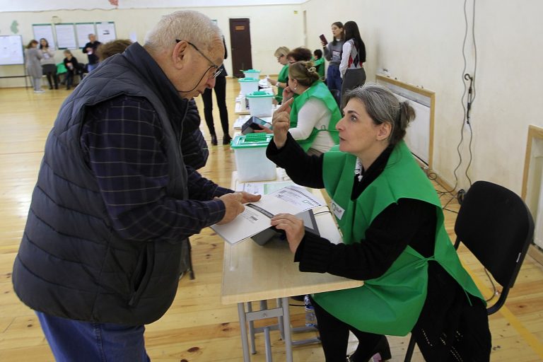 Georgia Elections voľby v Gruzínsku