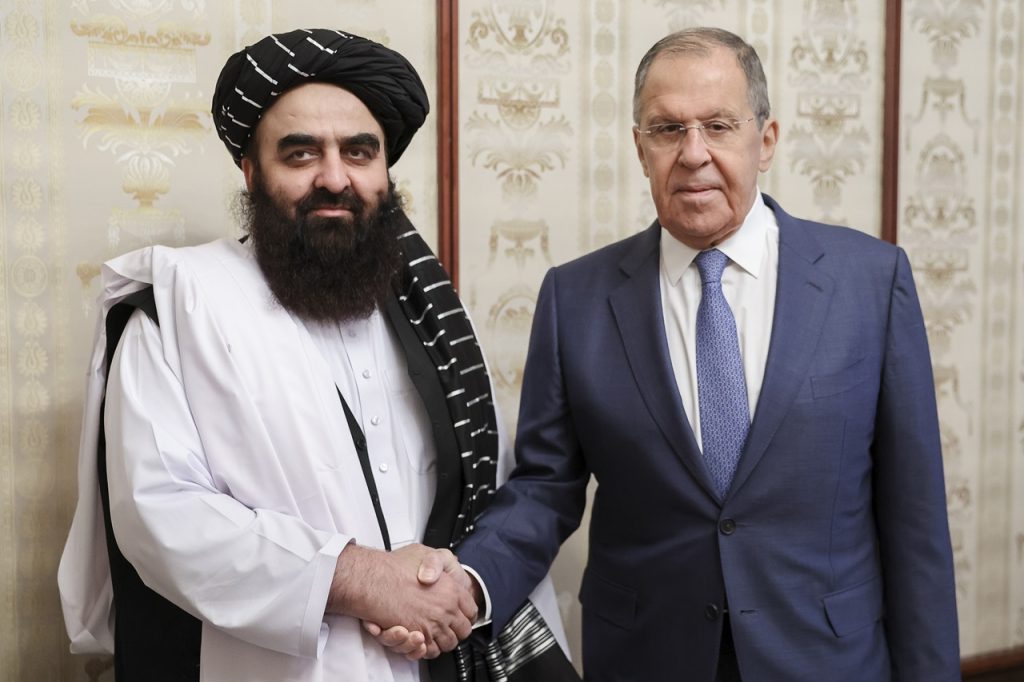 Amir Khan Muttaqi Sergej Lavrov