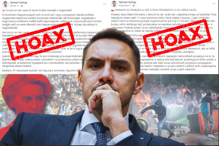 Článok Napunk o “hoaxoch a dezinformáciách“ Györgya Gyimesiho