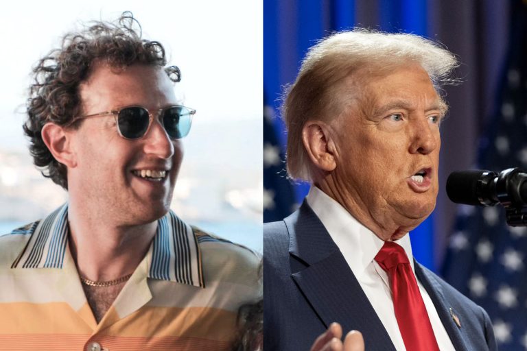 Mark Zuckerberg Donald Trump