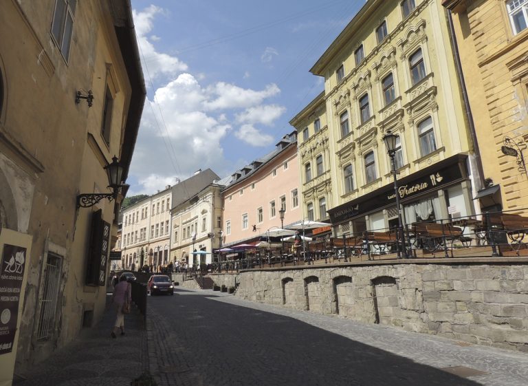 Banská Štiavnica Trotuár