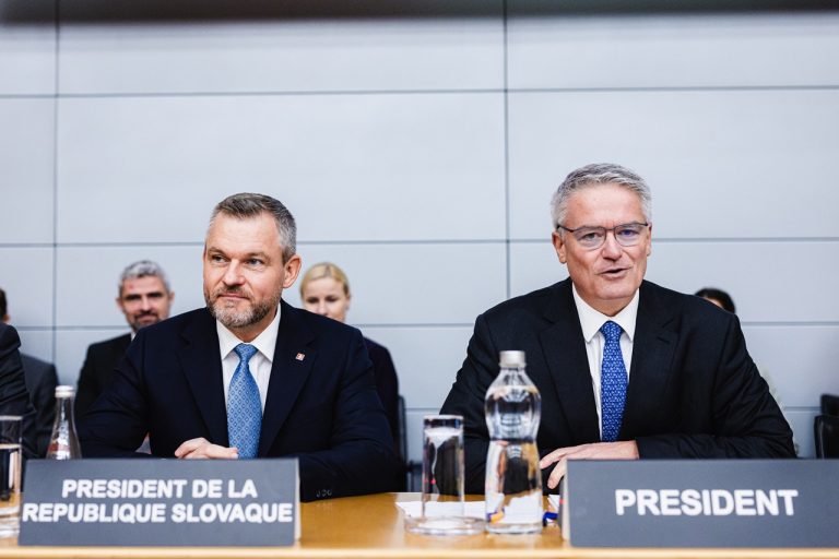 Peter Pellegrini a Mathias Cormann