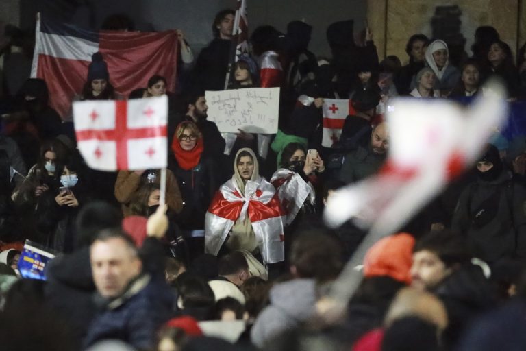 Gruzínsko EÚ Tbilisi protesty ďalšie