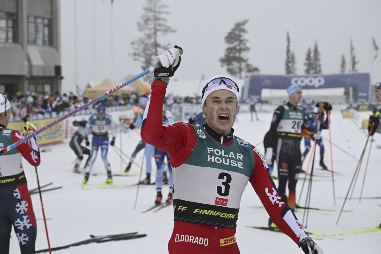 Amundsen triumfoval v Ruke na 20 km voľne