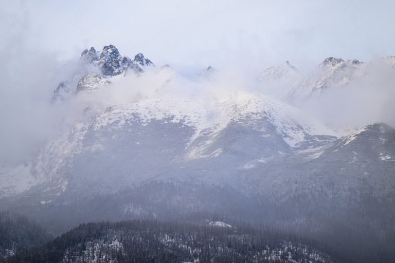 Vysoké Tatry Gerlachov sneh