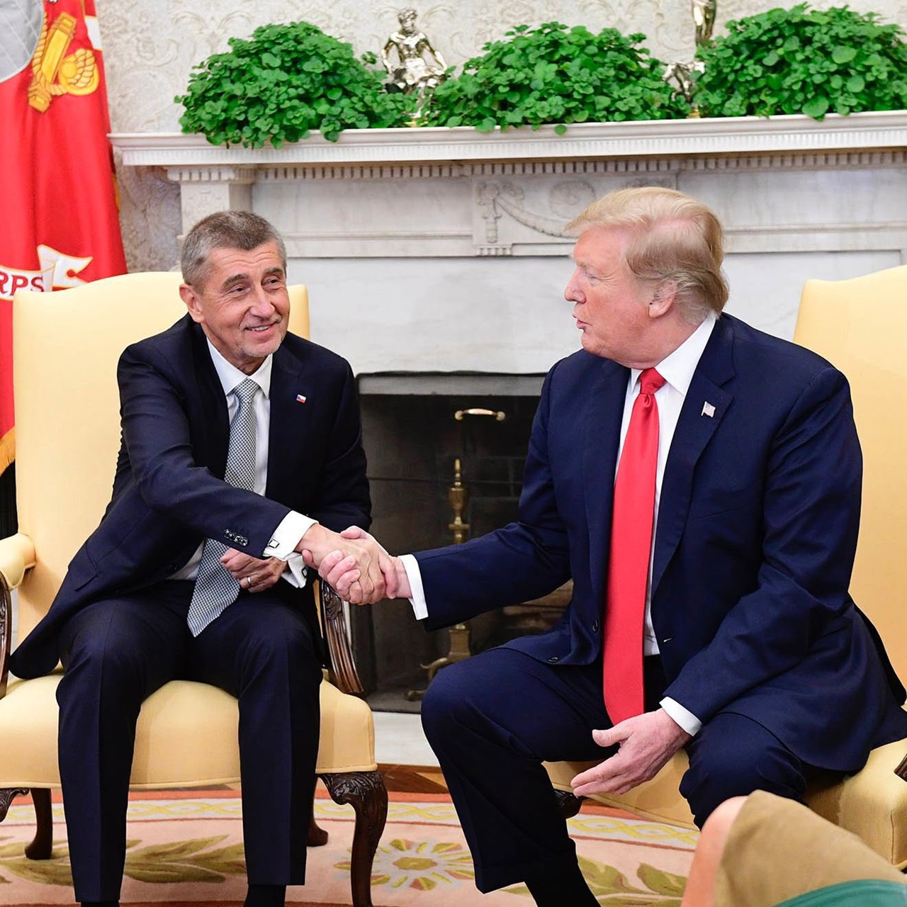 Babiš Trump