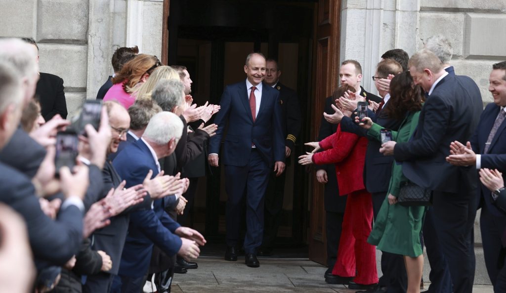 Ireland Politics Micheal Martin