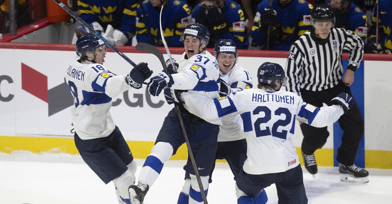 Sweden Finland World Junior Hockey