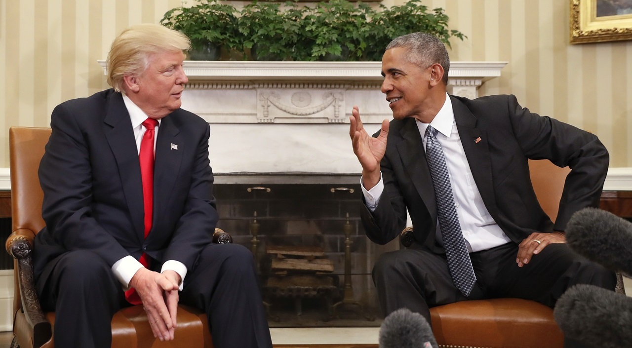 Barack Obama, Donald Trump