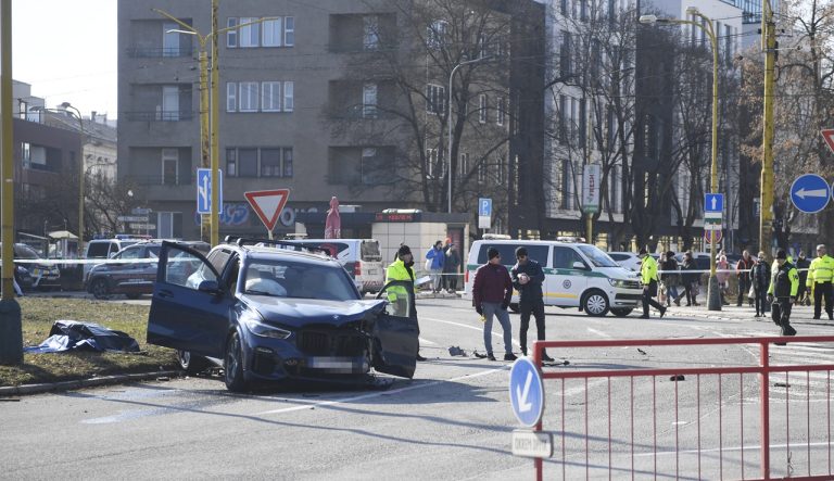 Košice na Gorkého ulici doprava nehoda