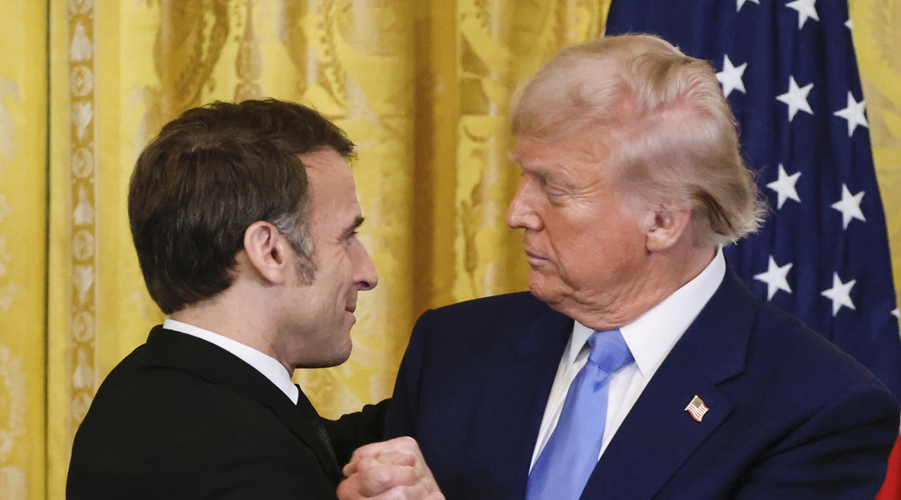 Trump Macron