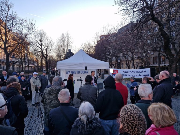 Míting Mier Slovensku – stop progresivizmu