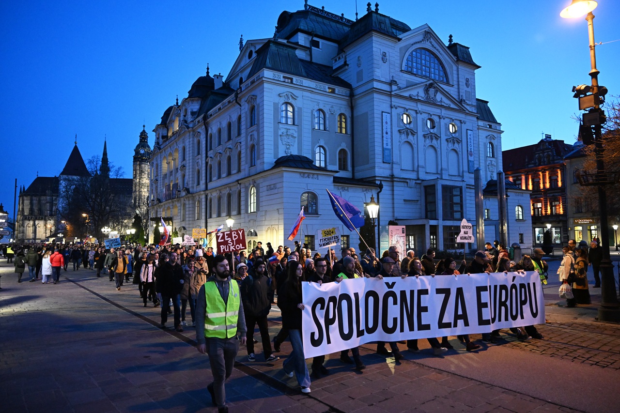 Košice Slovensko je Európa protest