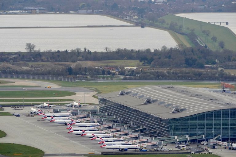 letisko Heathrow požiar