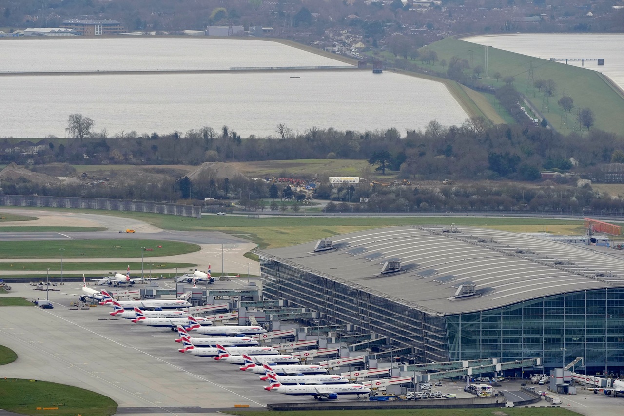 letisko Heathrow požiar