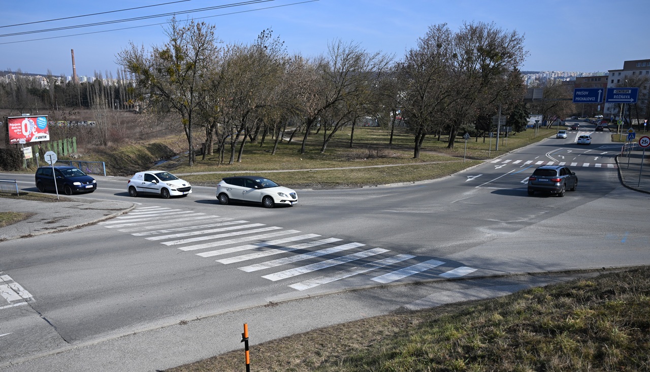 Košice križovatka Kostolianska