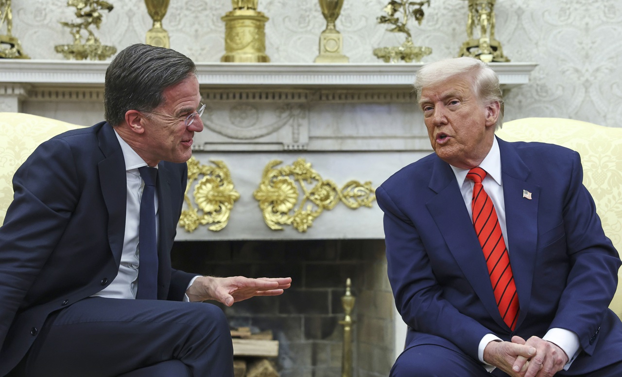 Trump NATO Rutte